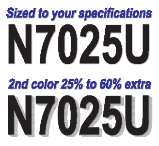 N Number Decal Pricing Guide