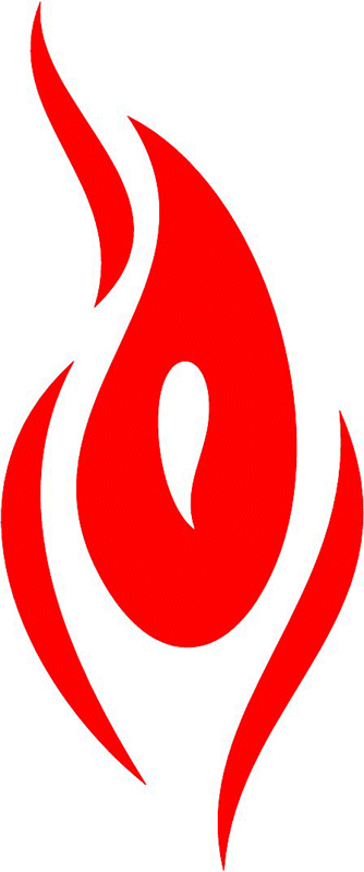 fire_03 Classic Fire Flames Graphic Flame Decal