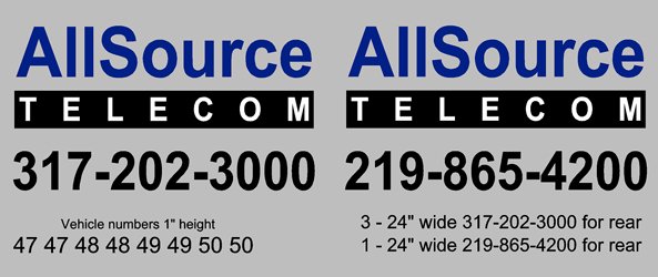 Custom Made Approved Artwork / Logo Design Layout - AllSource