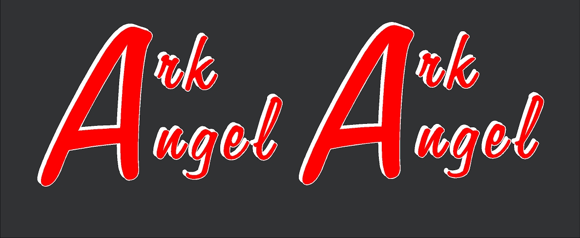 Custom Logo Sign Design Ark-Angel Decal Sticker made to your Specifications by your Sign Specialist