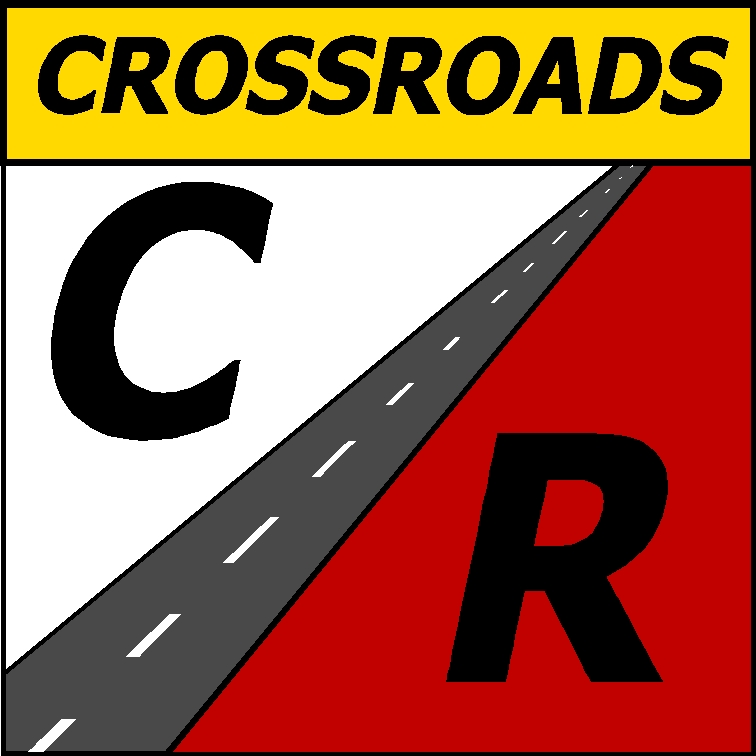 Custom Logo Sign Design CrossRoads Decal Sticker made to your Specifications by your Sign Specialist