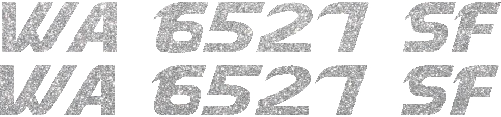 Custom Logo Sign Design Moomba-Boat-Numbers Decal Sticker made to your Specifications by your Sign Specialist