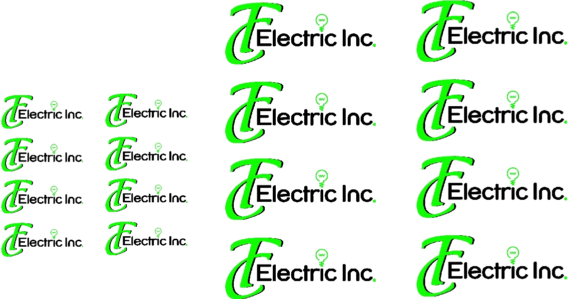 Custom Logo Sign Design TC-Electric-New Decal Sticker made to your Specifications by your Sign Specialist