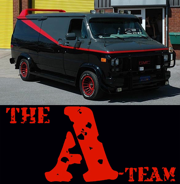 Custom Logo Sign Design a-team Decal Sticker made to your Specifications by your Sign Specialist