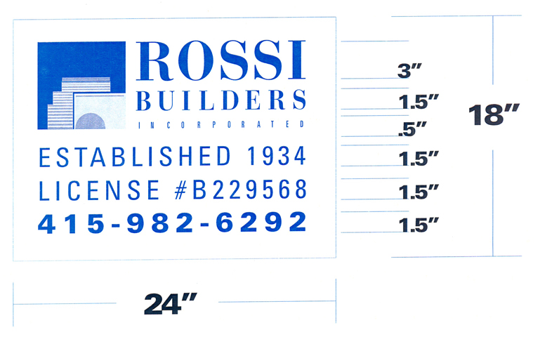 Order Form For Emailed Artwork Layouts - Rossi-builders