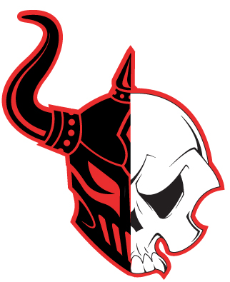 Custom Logo Sign Design warrior-skull Decal Sticker made to your Specifications by your Sign Specialist