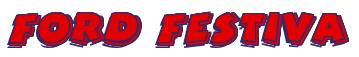 Rendering -Ford FESTIVA - using Comic Strip