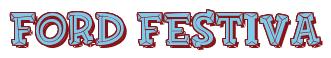 Rendering -Ford FESTIVA - using FinkBold