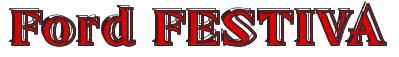 Rendering -Ford FESTIVA - using Race Chisel