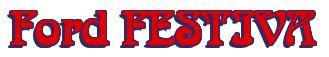 Rendering -Ford FESTIVA - using Romaneste