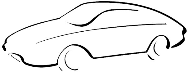 Car drawing vinyl sticker. Customize on line.      Autos Cars and Car Repair 060-0426  