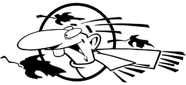 Man's head in blowing wind vinyl sticker. Customize on line.     Autumn Fall 006-0154  