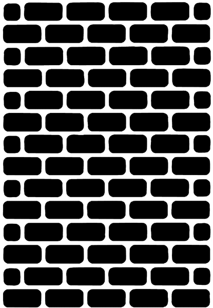 Wall of brick vinyl sticker. Customize on line.      Bricklayers014-0039  