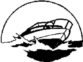 Speedboat vinyl action sports sticker. Personalize on line. 20 speedboat decal sticker customized online