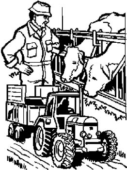 379 Working Farmer Collage vinyl decal customized online.