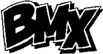 BMX lettering vinyl decal. Customize as you order. 385 bmx 