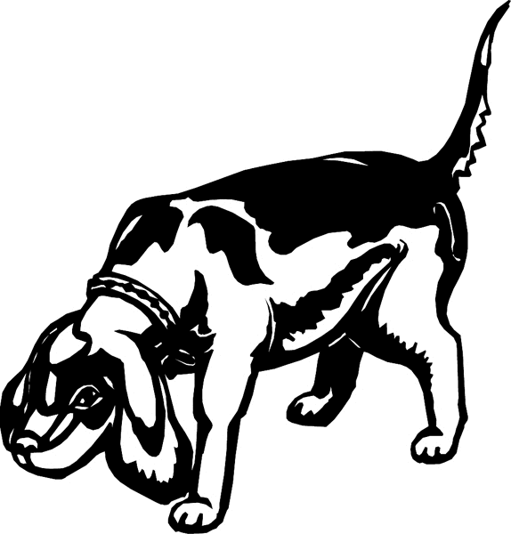 animals7001 Hunting dog vinyl decal. Personalize on line. 