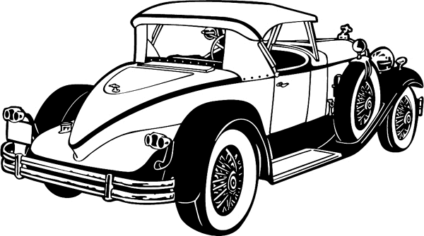 Awesome Antique Car vinyl decal. Personalize on line. antique_cars15
