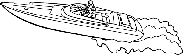 boats21   Racing boat vinyl sticker. Personalize on line. 