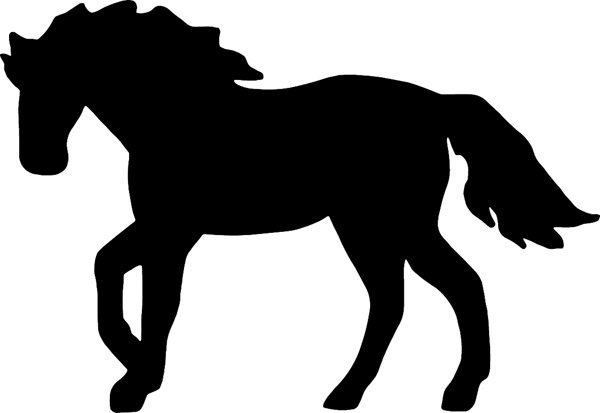 cowboy_up080 Horse sillouhette vinyl graphic sticker. Customize on line. 