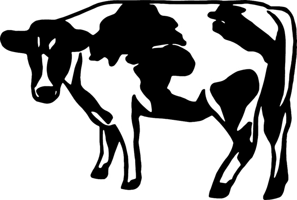 Holstein Cow vinyl sticker. Customize on line. cowboy_up110  cow decal