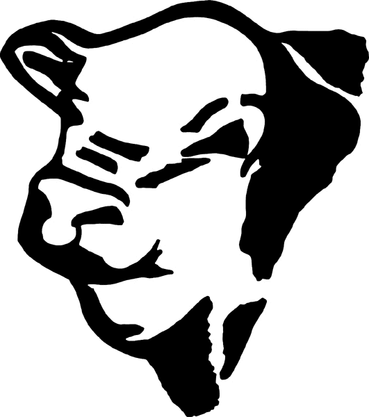 cowboy_up111 Cow head vinyl graphic decal. Customize on line. 