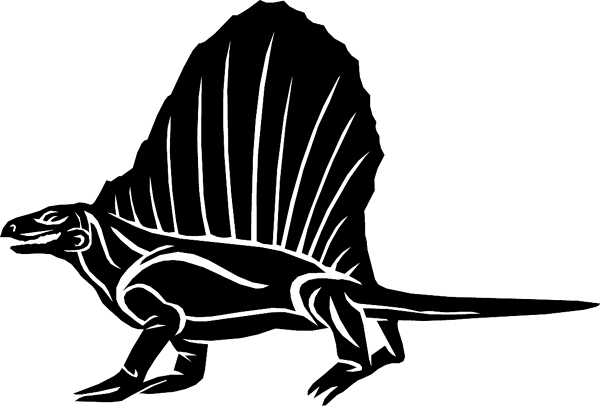 Dinosaur Silhouette vinyl graphic sticker. Personalize on line. dinosaur6607