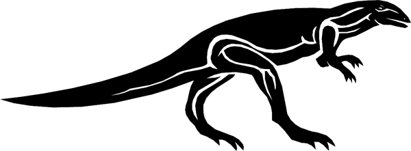 Dinosaur Silhouette vinyl sticker. Customize on line. dinosaur6620