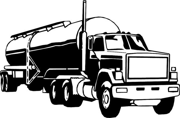 equipment7324 - Tanker truck graphic decal. Customize on line.