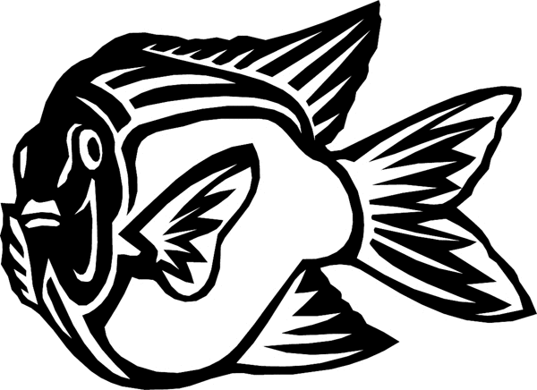 Guppy Fish vinyl sticker. Customize on line. fish6310