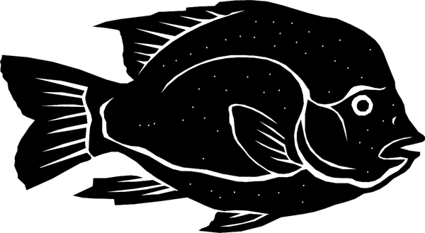 Ocean Fish vinyl graphic decal. Customize on line. fish6314