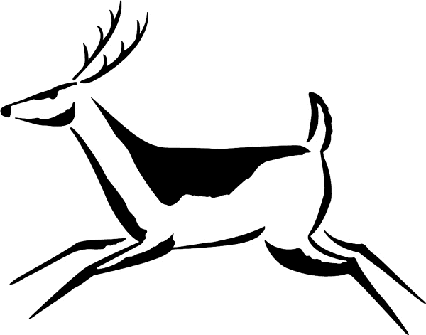 Indian Reindeer Symbol vinyl graphic sticker. Customize on line. indian06-