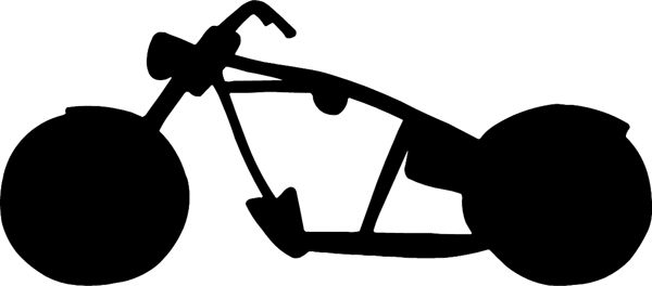 Motorcycle Frame silhouette vinyl decal. Customize on line. motorcycleM034-motocyle decal