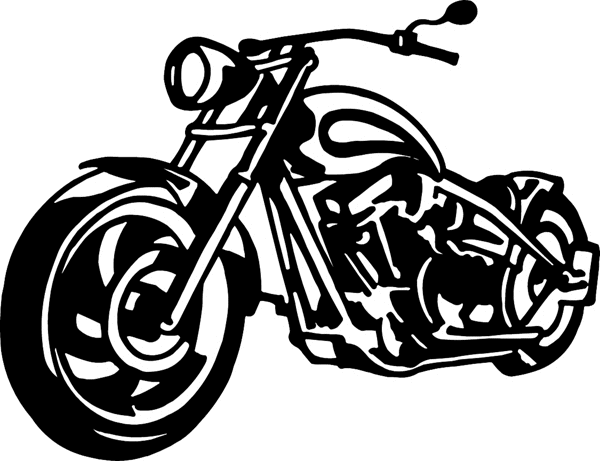 Great looking Motorcycle vinyl sticker. Customize on line. motorcycleM040-