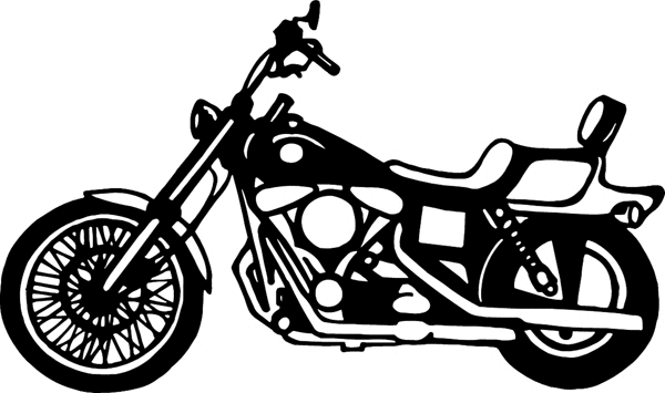 Motorcycle vinyl decal. Customize on line. motorcycleM047