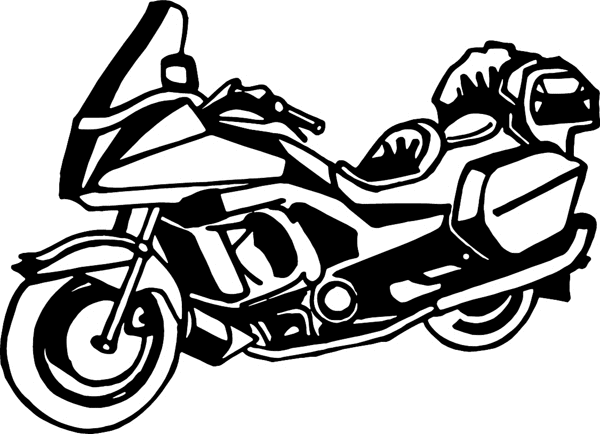 Motorcycle vinyl graphic sticker. Customize on line. motorcycleM050