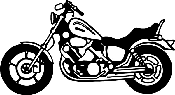 Vintage Motorcycle vinyl graphic sticker. Customize on line. motorcycleM059