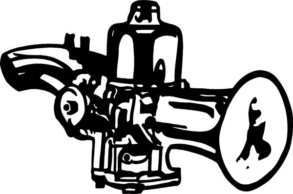 Engine Parts vinyl graphic decal. Customize on line. motorcycleM068
