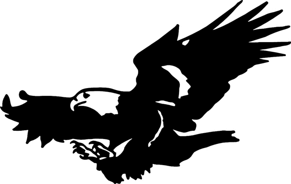 motorcycleM111 Landing eagle vinyl decal. Good Mascot! Customize on line. 