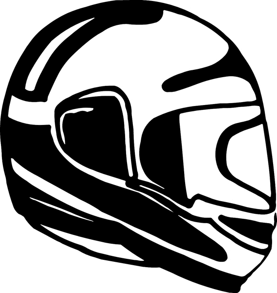 SignSpecialist.com – General Decals - Motorcycle Helmet vinyl graphic