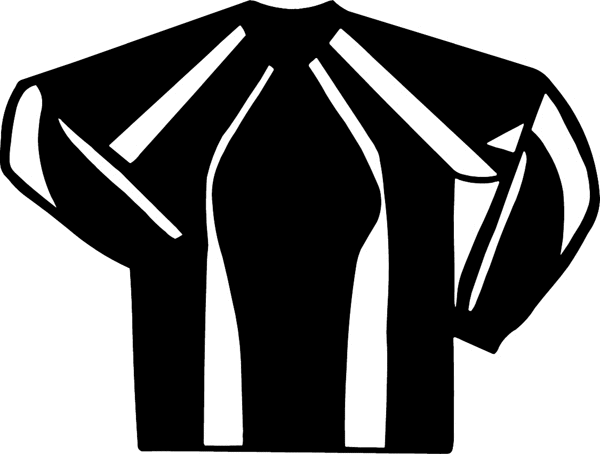 motorcycleM135 - Motorcycle shirt sticker. Customize on line. 