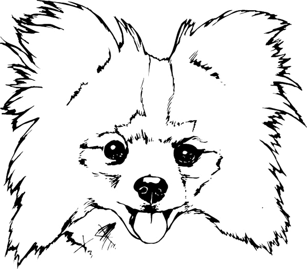 pets0243 - dog decal sticker
