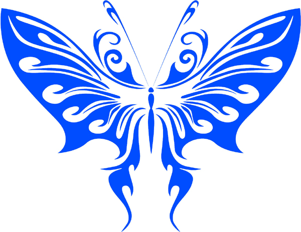 Butterfly Beauty vinyl graphic decal. Customize on line. butterflies-bflies_008