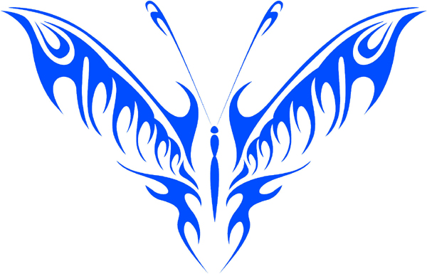 Intricate Butterfly vinyl sticker. Personalize on line. butterflies-bflies_039