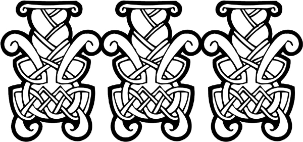 Celtic Symbol vinyl graphic sticker. Personalize on line. celtic-decal-co_0014w