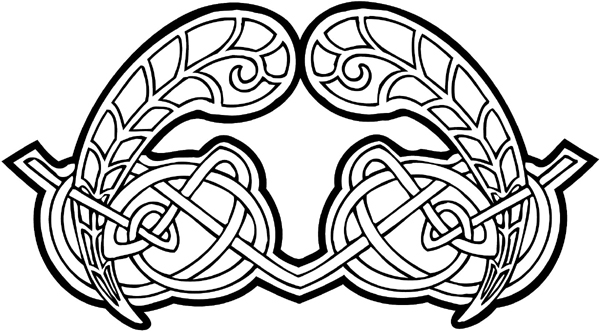 Celtic graphic decal customized on line. celtic-decal-co_0025w