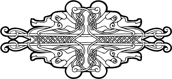 Celtic lattice symbol vinyl sticker. Personalize on line. celtic-decal-co_0027w