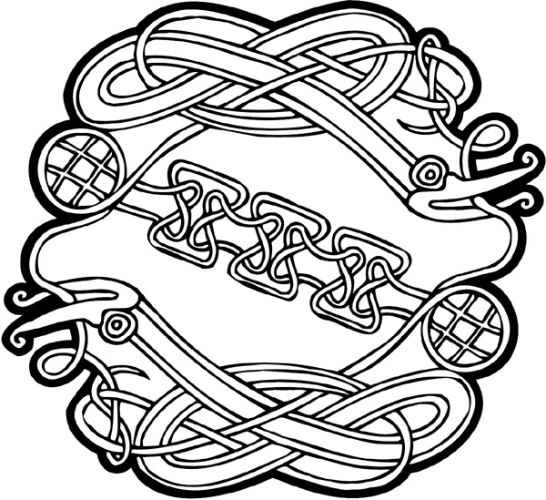 Celtic symbol graphic vinyl sticker. Personalize on line. celtic-decal-co_0036w