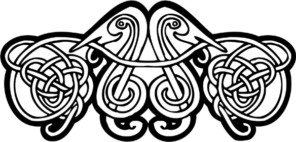 Celtic symbol vinyl sticker. Personalize on line. celtic-decal-co_0051w