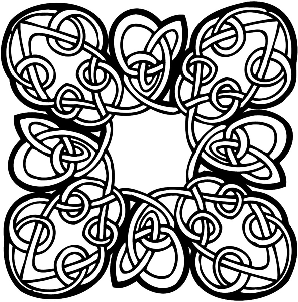 Celtic graphic vinyl sticker. Customize on line.  celtic-decal-co_0081w